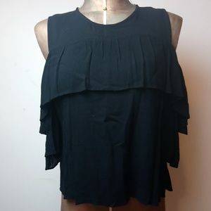 BCBG cold shoulder top